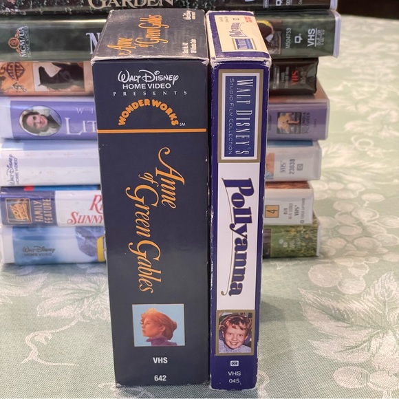 Disney Other - VHS BUNDLE - Anne of Green Gables + Pollyanna